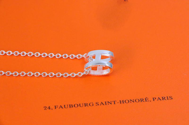 [Windsor Jewelry]HM NECKLACE H LETTER OVAL SERIES
