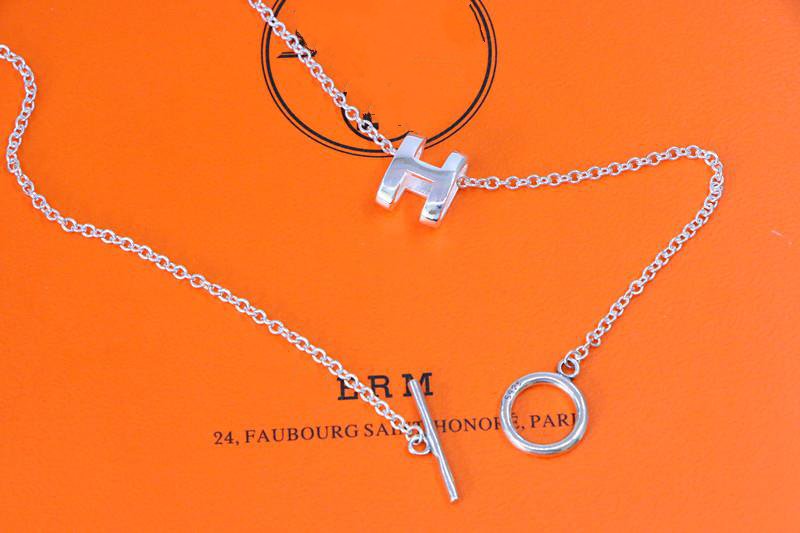 [Windsor Jewelry]HM NECKLACE H LETTER OVAL SERIES
