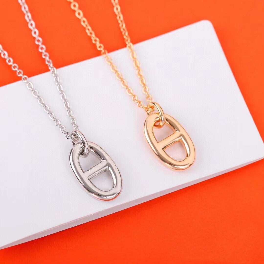 [Windsor Jewelry]HM PIG NOSE NECKLACE