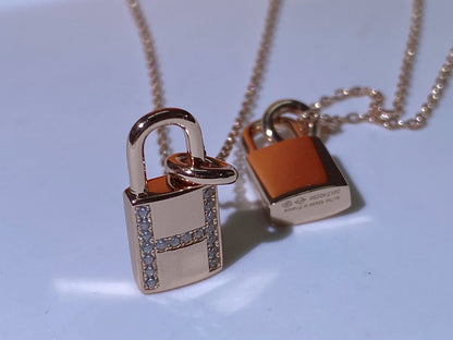 [Windsor Jewelry]HM ADVANCED NICHE LOCK HEAD NECKLACE DIAMONDS