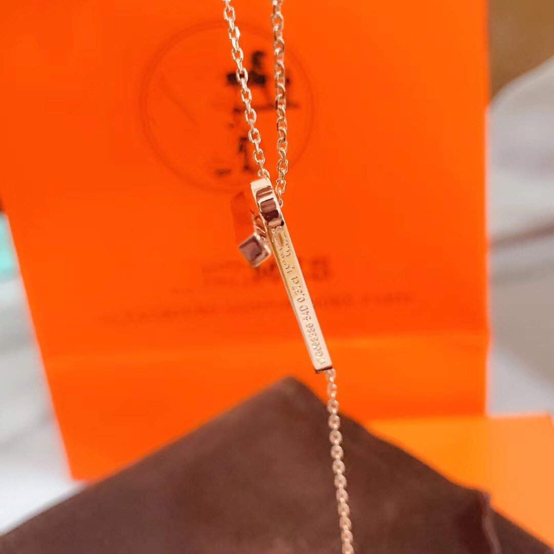 [Windsor Jewelry]HM NECKLACE PLATINUM ROSE GOLD DIAMOND