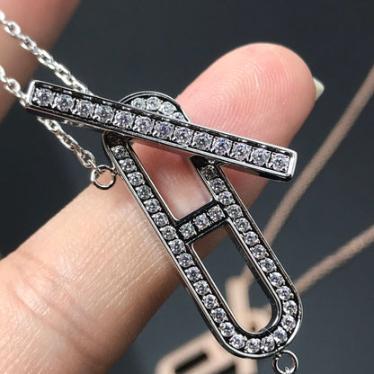 [Windsor Jewelry]HM NECKLACE PLATINUM ROSE GOLD DIAMOND