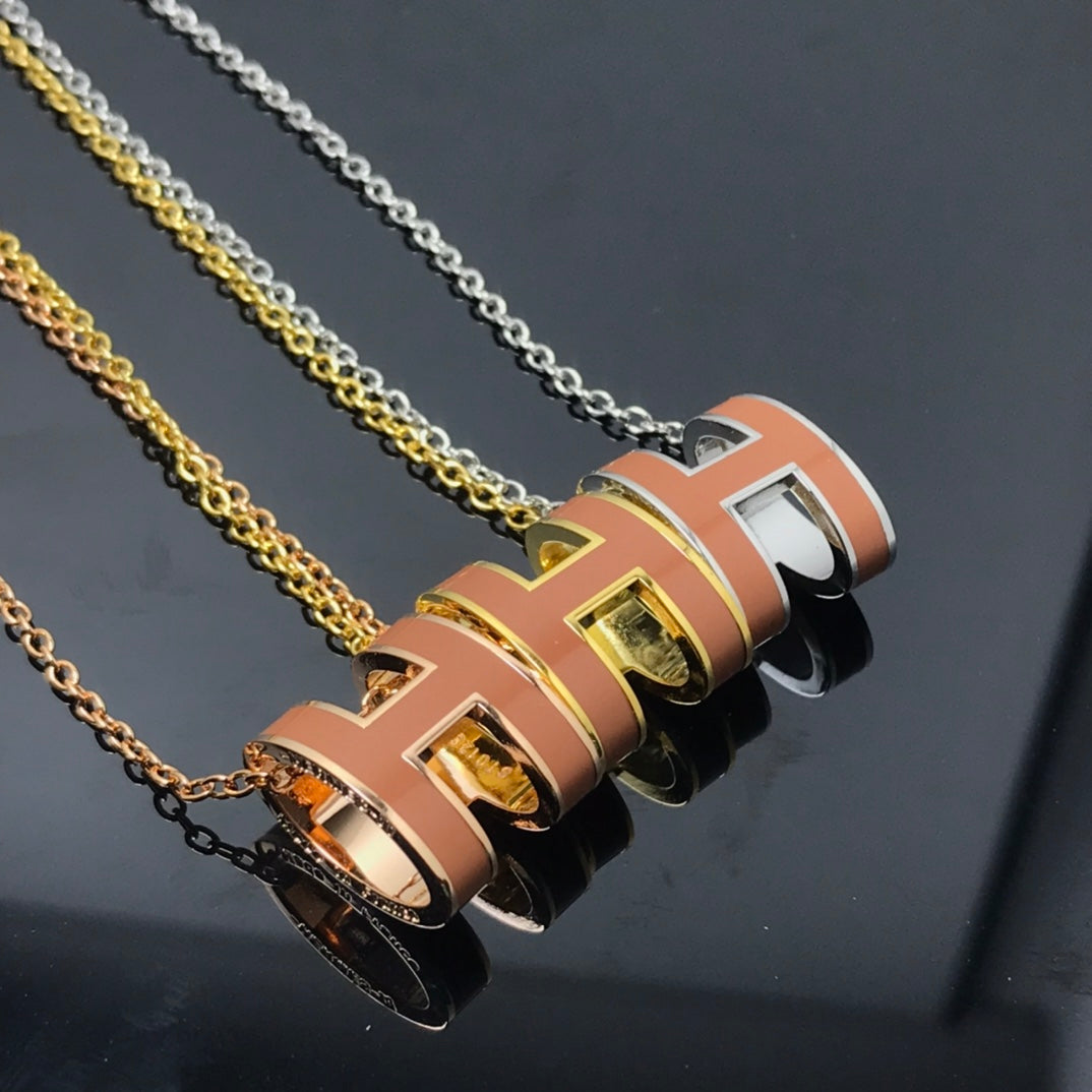 [Windsor Jewelry]H NECKLACE BROWN