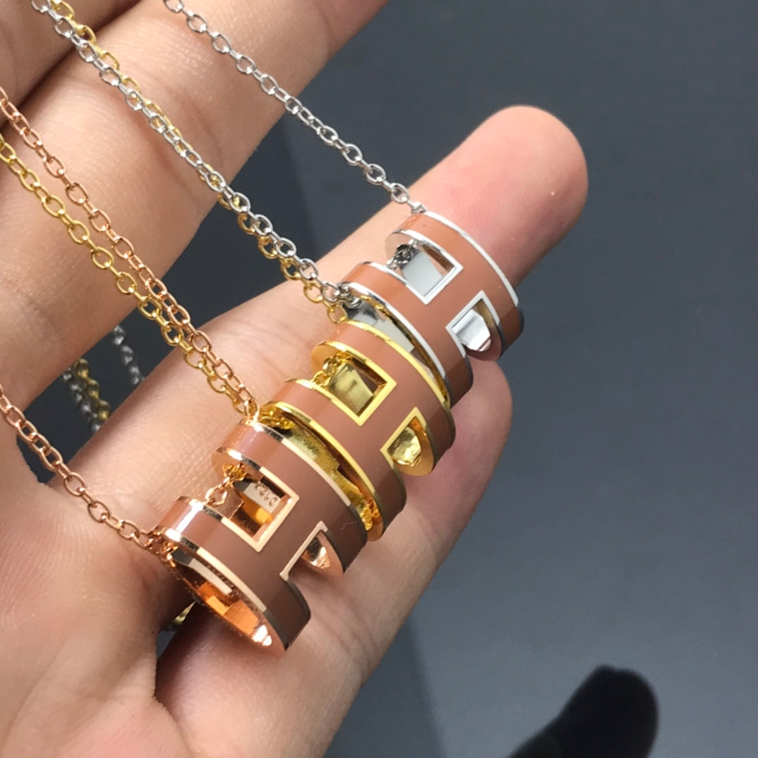 [Windsor Jewelry]H NECKLACE BROWN
