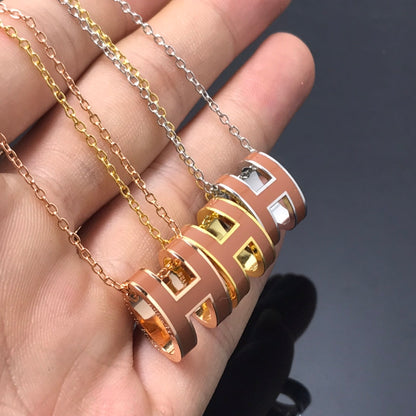 [Windsor Jewelry]H NECKLACE BROWN