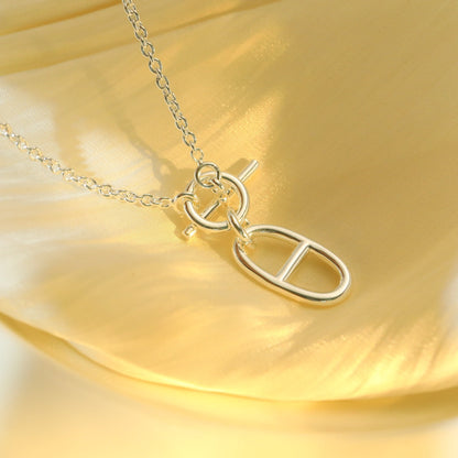 [Windsor Jewelry]HM CHAINE D'ANCRE PENDANT NECKLACE STERLING SILVER