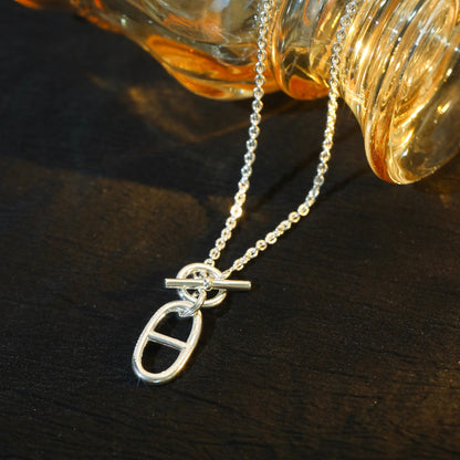 [Windsor Jewelry]HM CHAINE D'ANCRE PENDANT NECKLACE STERLING SILVER