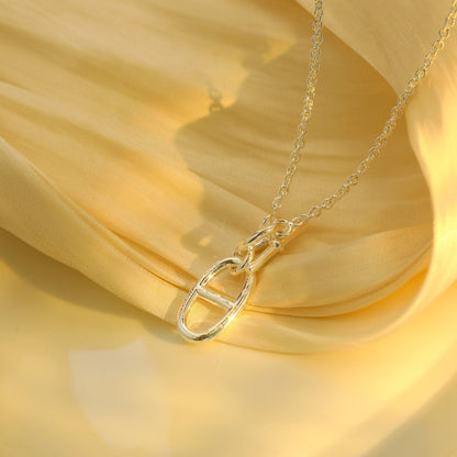 [Windsor Jewelry]HM CHAINE D'ANCRE PENDANT NECKLACE STERLING SILVER