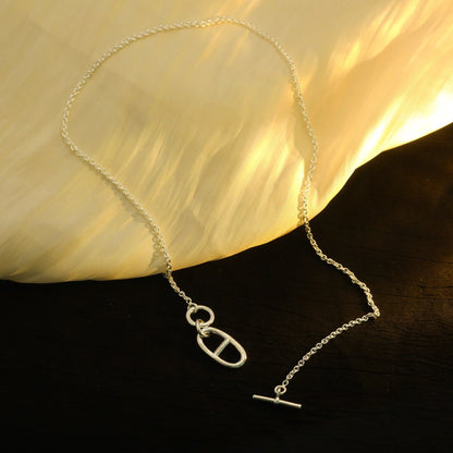 [Windsor Jewelry]HM CHAINE D'ANCRE PENDANT NECKLACE STERLING SILVER