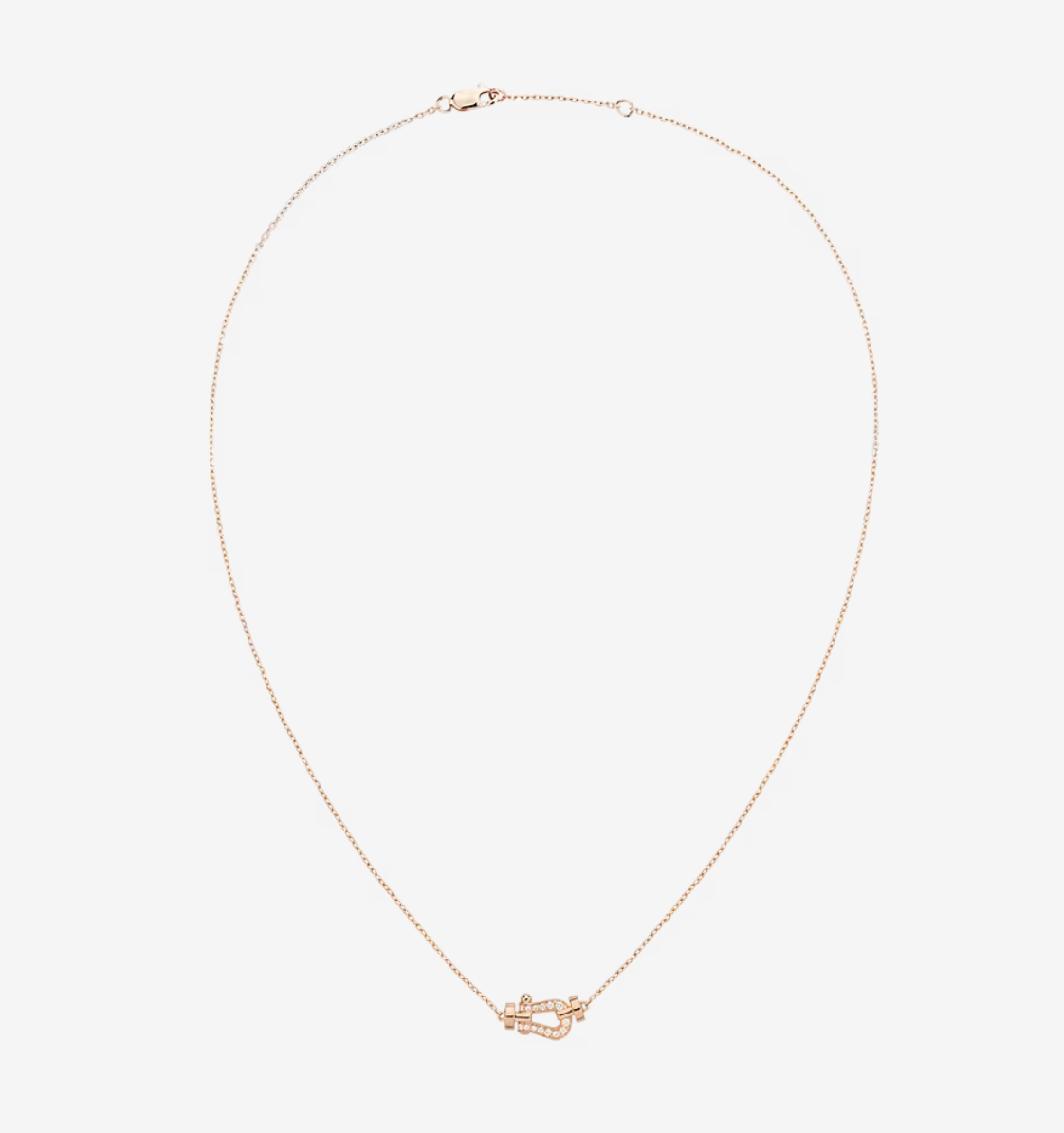 [Windsor Jewelry]FORCE 10 DIAMOND PINK GOLD NECKLACE MINI MODEL