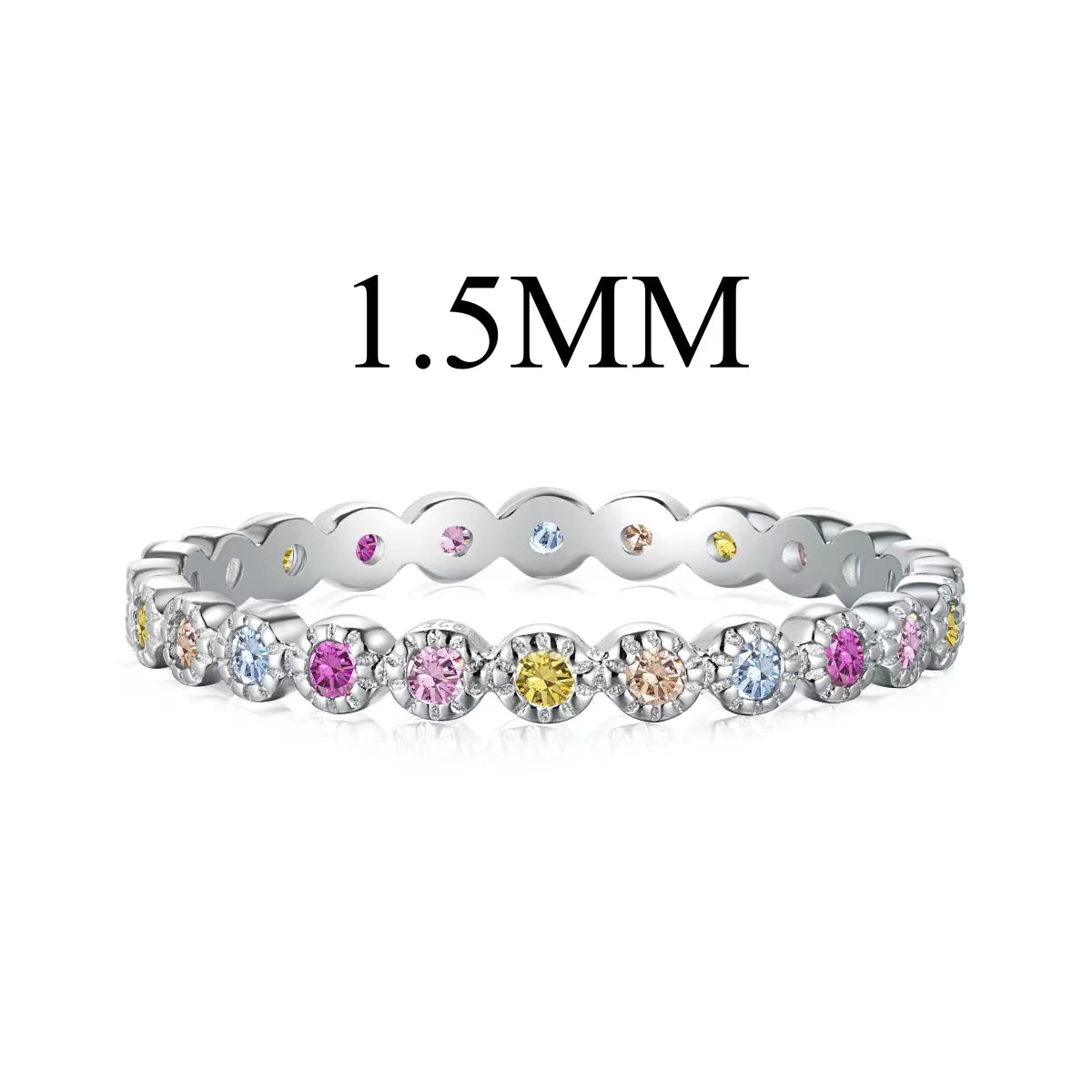 [Windsor Jewelry]Radiant Sparkling Round Cut Daily Ring