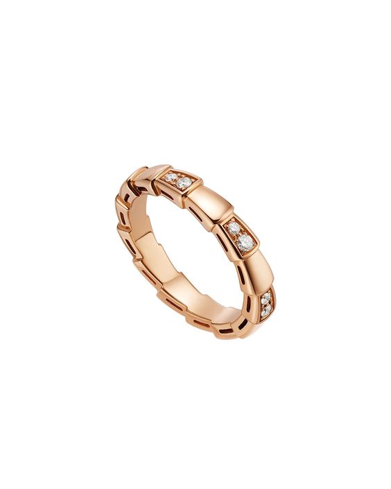 [Windsor Jewelry]SERPENTI RING PINK GOLD  3MM