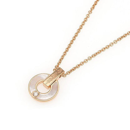 [Windsor Jewelry]GARI NECKLACE PINK GOLD MOP