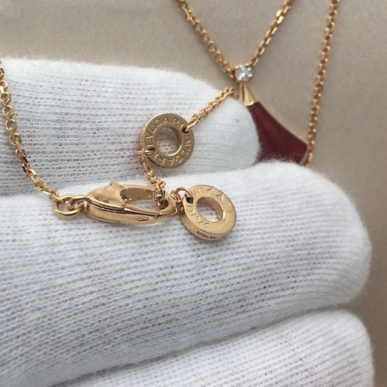 [Windsor Jewelry]DREAM NECKLACE CARNELIAN 1 DIAMOND