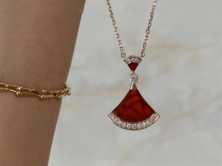 [Windsor Jewelry]DREAM NECKLACE CARNELIAN DIAMOND