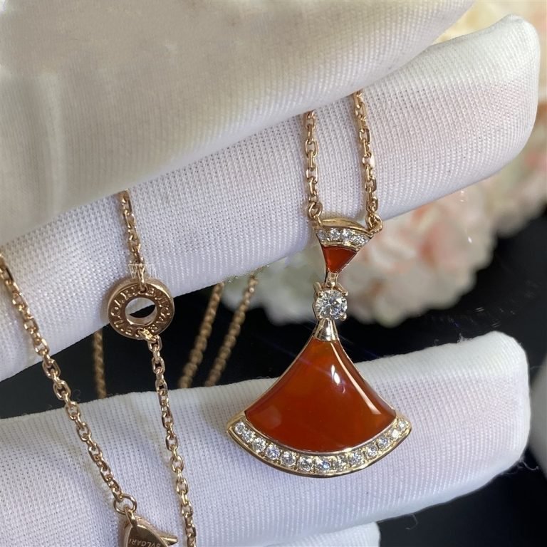 [Windsor Jewelry]DREAM NECKLACE CARNELIAN DIAMOND