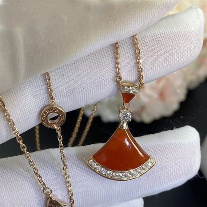 [Windsor Jewelry]DREAM NECKLACE CARNELIAN DIAMOND