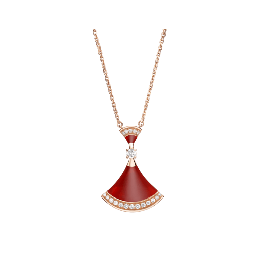 [Windsor Jewelry]DREAM NECKLACE CARNELIAN DIAMOND