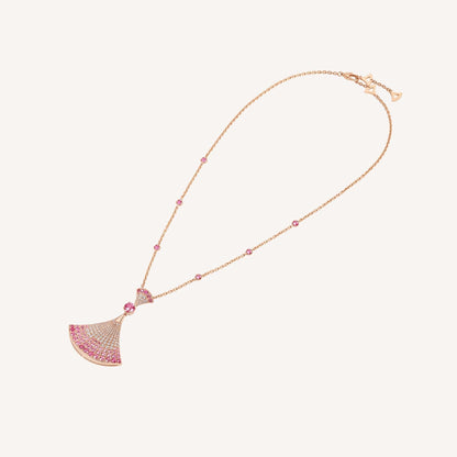 [Windsor Jewelry]DREAM NECKLACK DIAMOND PINK GOLD