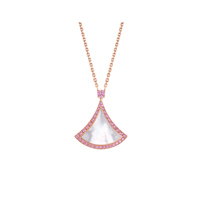 [Windsor Jewelry]DREAM NECKLACE MOP DIAMOND PINK