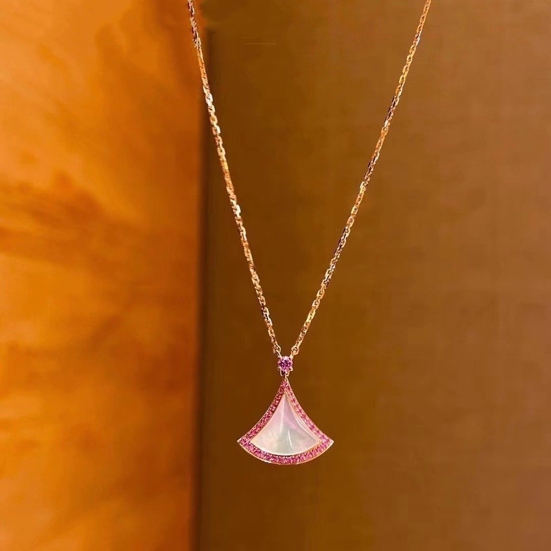 [Windsor Jewelry]DREAM NECKLACE MOP DIAMOND PINK