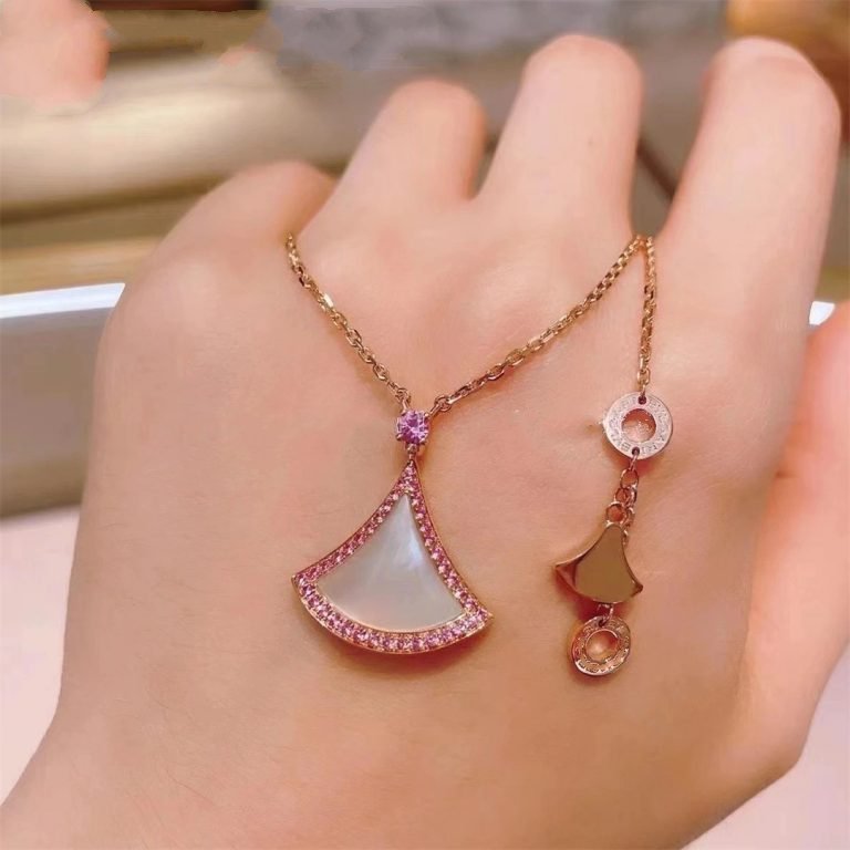 [Windsor Jewelry]DREAM NECKLACE MOP DIAMOND PINK