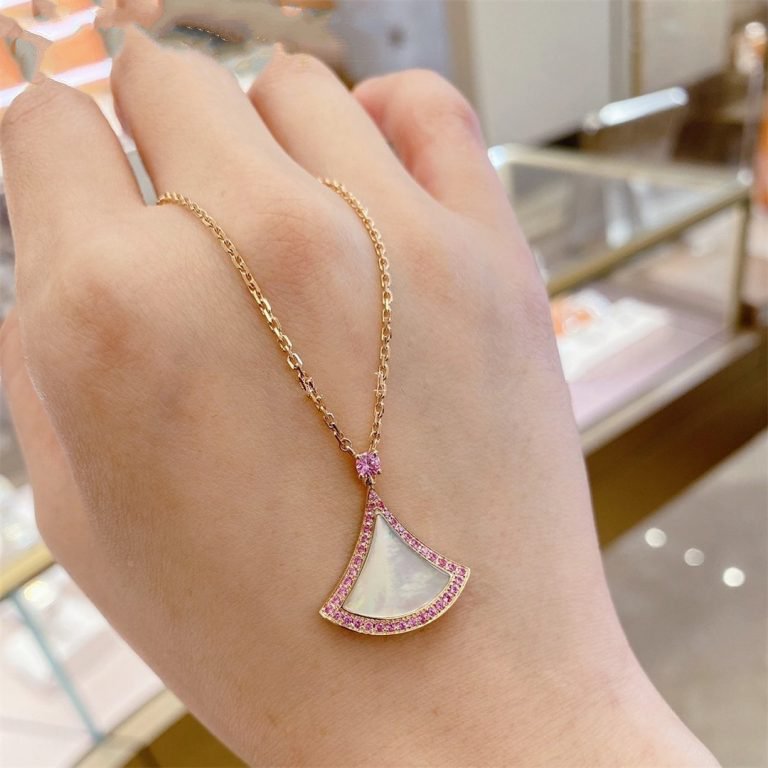 [Windsor Jewelry]DREAM NECKLACE MOP DIAMOND PINK