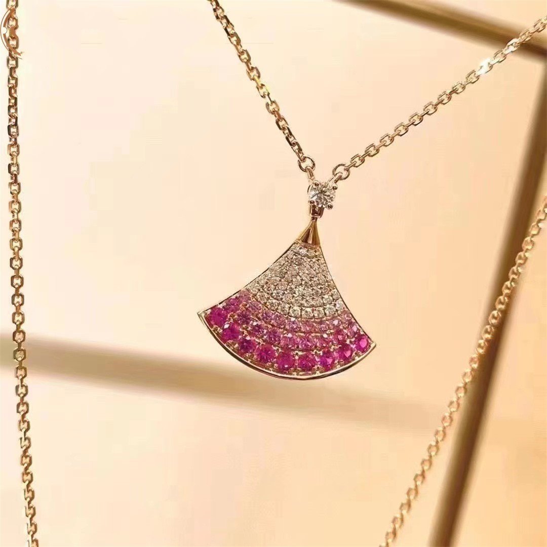 [Windsor Jewelry]DREAM NECKLACE PINK GOLD PINK DIAMOND