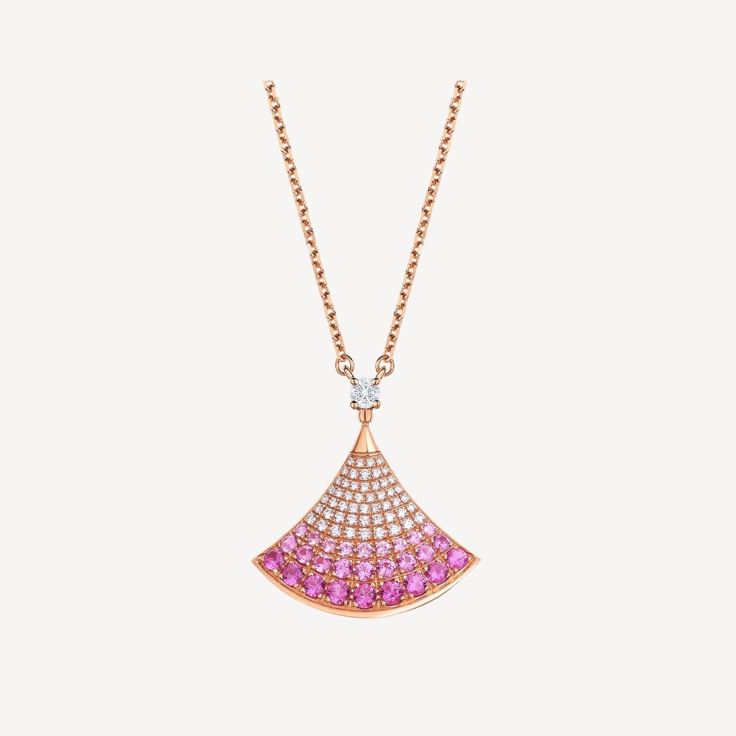 [Windsor Jewelry]DREAM NECKLACE PINK GOLD PINK DIAMOND