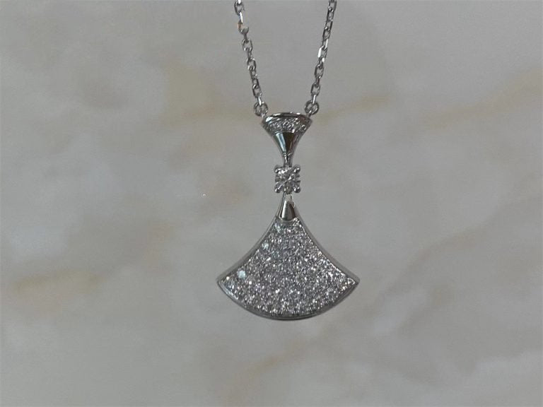 [Windsor Jewelry]DREAM NECKLACE SILVER FULL DIAMOND