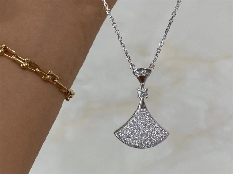 [Windsor Jewelry]DREAM NECKLACE SILVER FULL DIAMOND