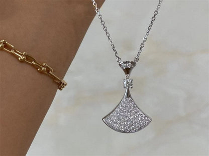 [Windsor Jewelry]DREAM NECKLACE SILVER FULL DIAMOND