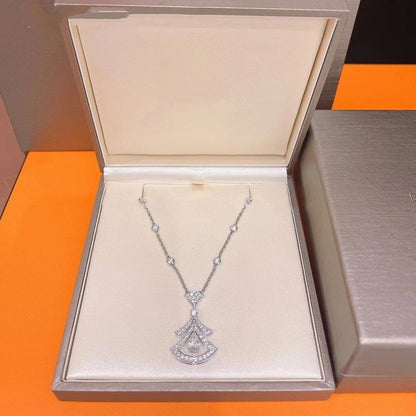 [Windsor Jewelry]DREAM NECKLACE WHITE DIAMOND SILVER