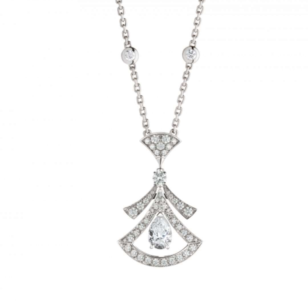 [Windsor Jewelry]DREAM NECKLACE WHITE DIAMOND SILVER