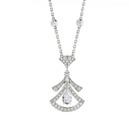[Windsor Jewelry]DREAM NECKLACE WHITE DIAMOND SILVER