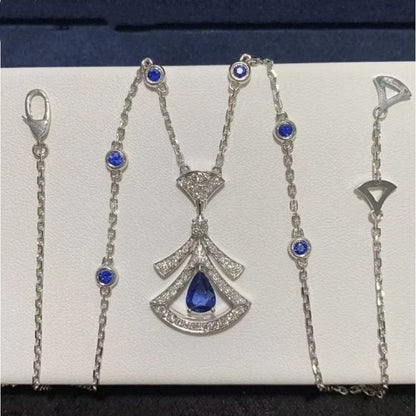 [Windsor Jewelry]DREAM NECKLACE AGATE DIAMOND SILVER