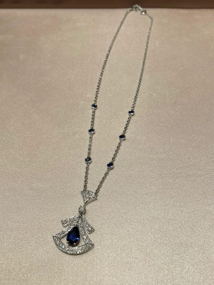 [Windsor Jewelry]DREAM NECKLACE AGATE DIAMOND SILVER