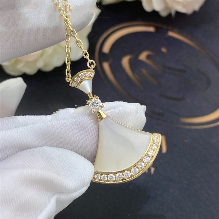 [Windsor Jewelry]DREAM NECKLACE MOP GOLD DIAMOND