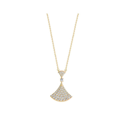 [Windsor Jewelry]DREAM NECKLACE GOLD FULL DIAMOND