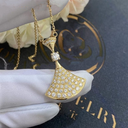 [Windsor Jewelry]DREAM NECKLACE GOLD FULL DIAMOND