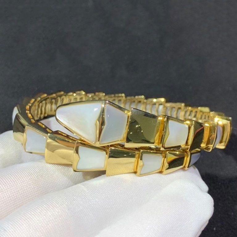 [Windsor Jewelry]SERPENTI BRACELET MOP GOLD