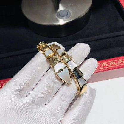 [Windsor Jewelry]SERPENTI BRACELET MOP GOLD