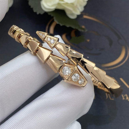 [Windsor Jewelry]SERPENTI BRACELET DIAMONDS PINK GOLD