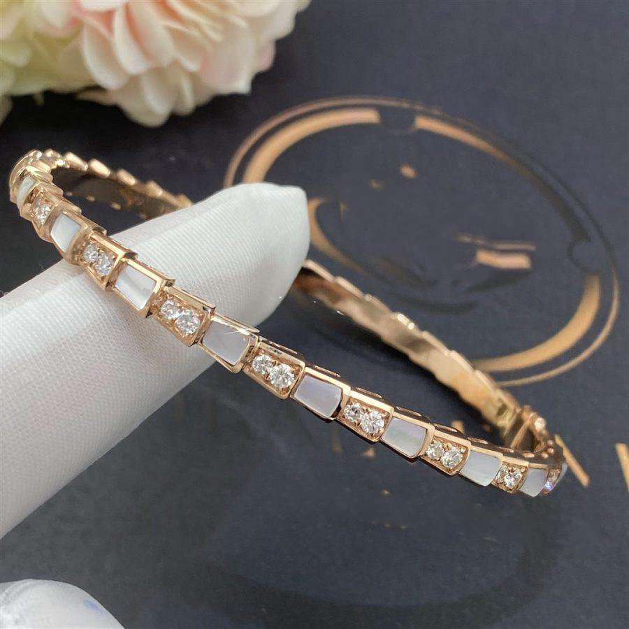 [Windsor Jewelry]SERPENTI BRACELET PINK GOLD MOP DIAMOND