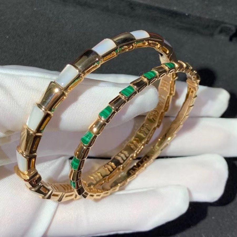 [Windsor Jewelry]SERPENTI BRACELET PINK GOLD MOP