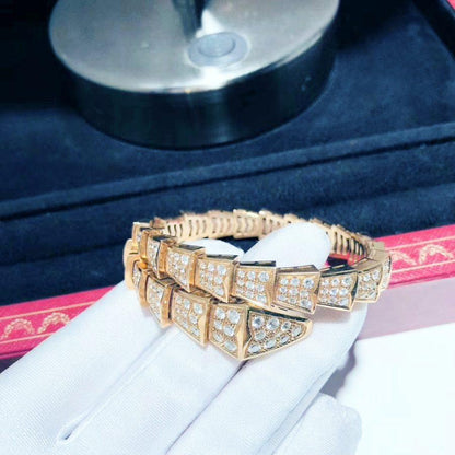 [Windsor Jewelry]SERPENTI BRACELET 8MM PINK GOLD DIAMOND