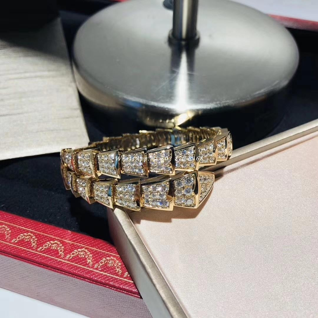 [Windsor Jewelry]SERPENTI BRACELET 8MM GOLD DIAMOND