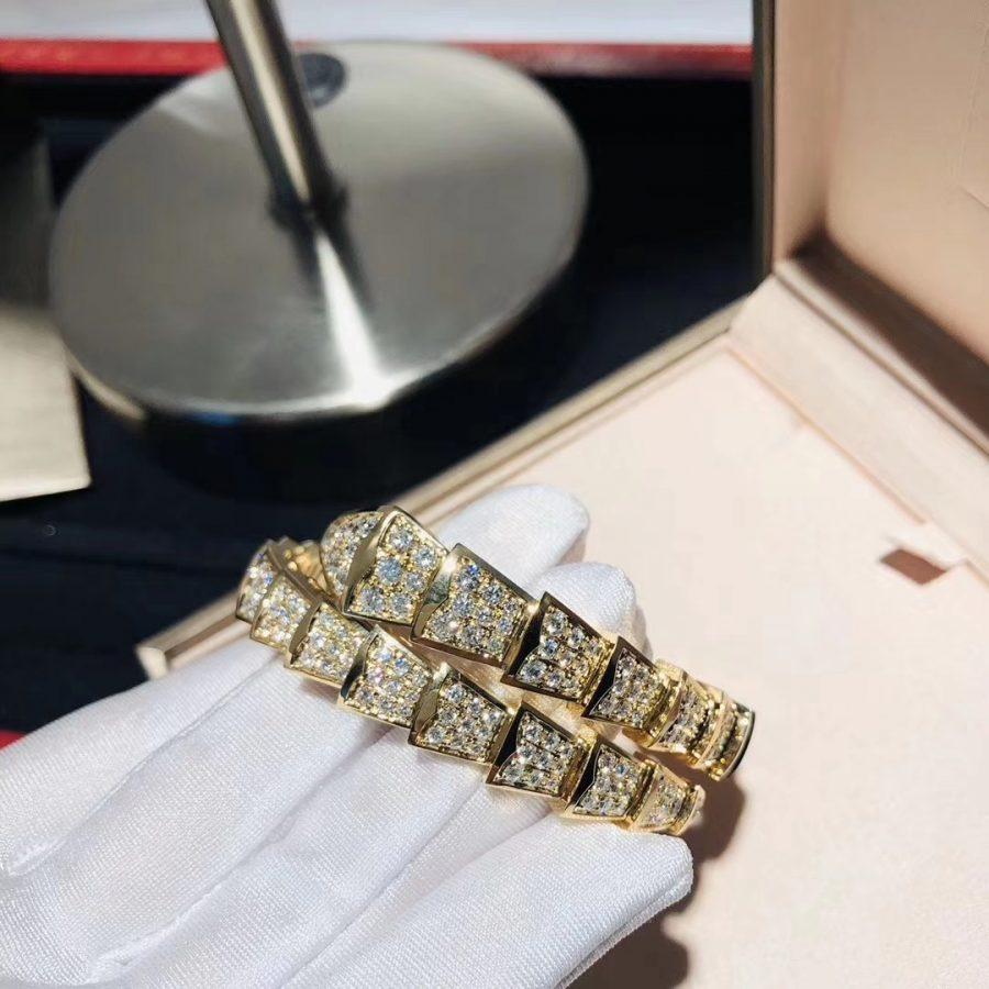 [Windsor Jewelry]SERPENTI BRACELET 8MM GOLD DIAMOND