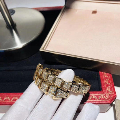 [Windsor Jewelry]SERPENTI BRACELET 8MM GOLD DIAMOND