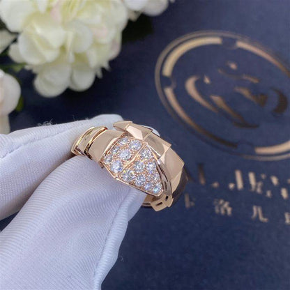[Windsor Jewelry]SERPENTI RING PINK GOLD DIAMOND